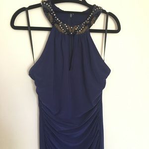 Elegant Navy Dress